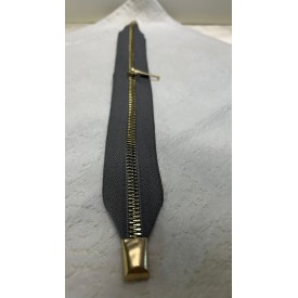 DİP KAPALI ÇANTA FERMUARI 30 CM GRİ