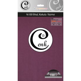 CENK YAZMA 100cm AÇIK PATLICAN TEKLİ POŞET YAZMA (301-085)