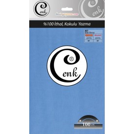 CENK YAZMA 100cm BEBE MAVİ TEKLİ POŞET YAZMA (301-387)