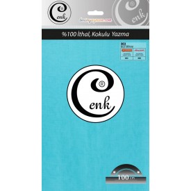 CENK YAZMA 100cm BUZ MAVİ TEKLİ POŞET YAZMA (301-363)