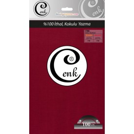 CENK YAZMA 100cm CANLI BORDO TEKLİ POŞET YAZMA (301-1790)