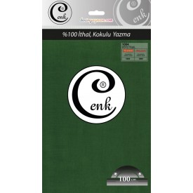 CENK YAZMA 100cm KOYU YEŞİL TEKLİ POŞET YAZMA (301-1004)