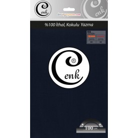 CENK YAZMA 100cm LACİVERT TEKLİ POŞET YAZMA (301-455)