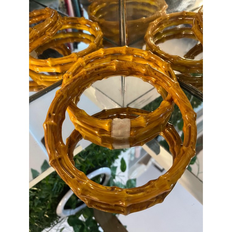 BAMBU GÖRÜNÜMLÜ PLASTİK ÇANTA SAPI 14 cm