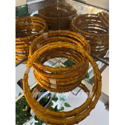 BAMBU GÖRÜNÜMLÜ PLASTİK ÇANTA SAPI 20 cm