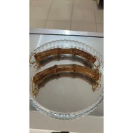 Bambu Görünümlü Çanta Sapı C Model (Çift)