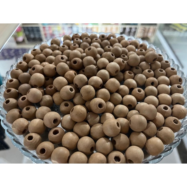 AHŞAP BONCUK  14 MM 64 ADET (50 GRAM FİYATIDIR)