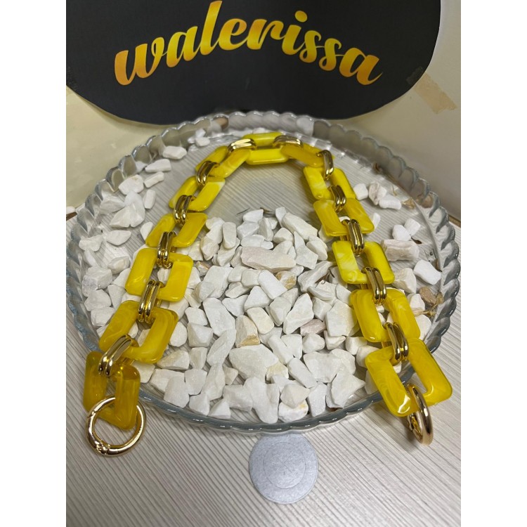 AKRİLİK ÇANTA ASKISI 40 CM YAYLI HALKALI