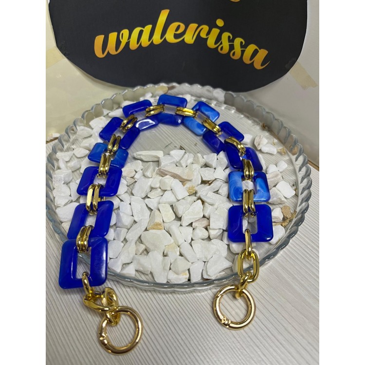 AKRİLİK ÇANTA ASKISI 40 CM YAYLI HALKALI