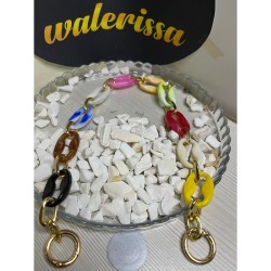 AKRİLİK ÇANTA ASKISI 44 CM YAYLI HALKALI