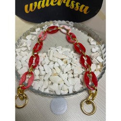 AKRİLİK ÇANTA ASKISI 44 CM YAYLI HALKALI
