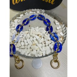 AKRİLİK ÇANTA ASKISI 44 CM YAYLI HALKALI