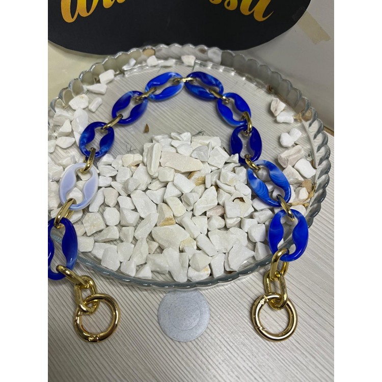 AKRİLİK ÇANTA ASKISI 44 CM YAYLI HALKALI