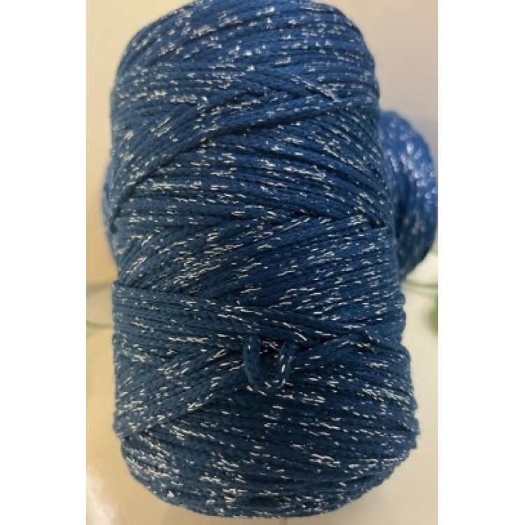 POLYESTER KARISIMLI SİMLİ PAMUK MAKROME 250 GRAM