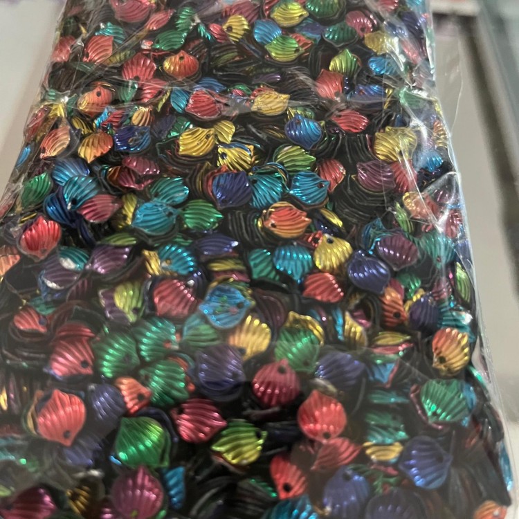renkli midye oya pulu 30 gram