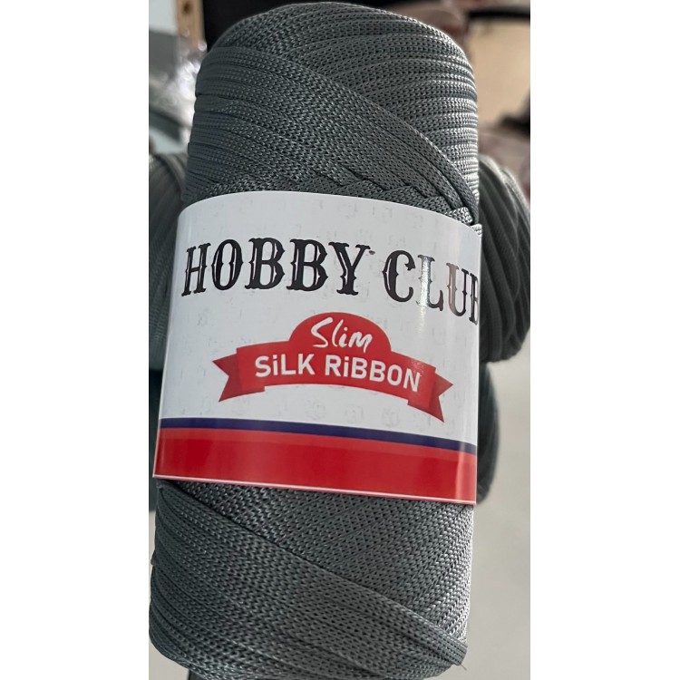 Hobby club Slim Ribbon İp (250 gr GRI TONU