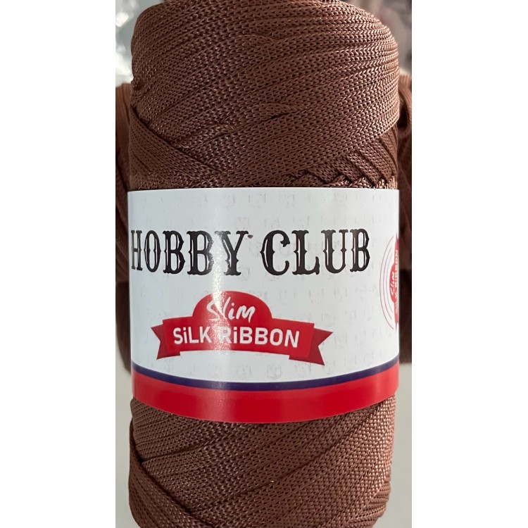 Hobby club Slim Ribbon İp (250 gr KAHVE