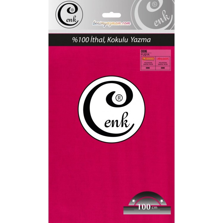 CENK YAZMA 100cm FUŞYA TEKLİ POŞET YAZMA (301-006)