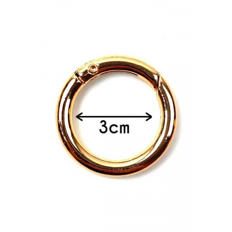 YAYLI ÇANTA HALKASI SARI 3 cm