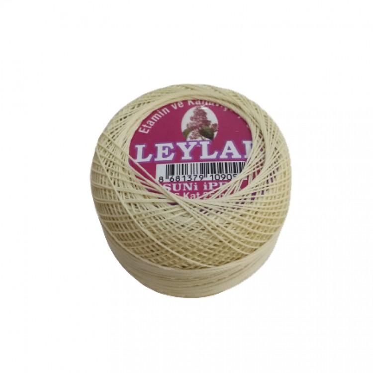 0002 - 6 Kat Leylak Suni İpek Etamin İpi - 25 gr.