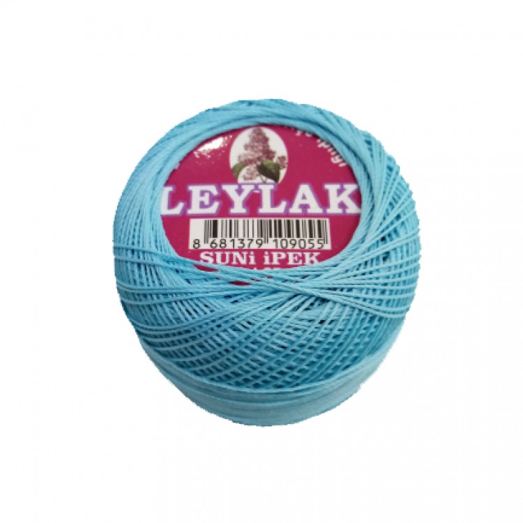  1831 - 6 Kat Leylak Suni İpek Etamin İpi - 25 gr.