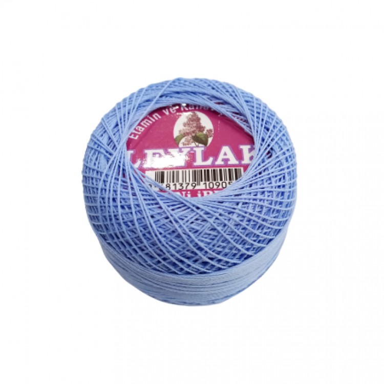 2242 - 6 Kat Leylak Suni İpek Etamin İpi - 25 gr.