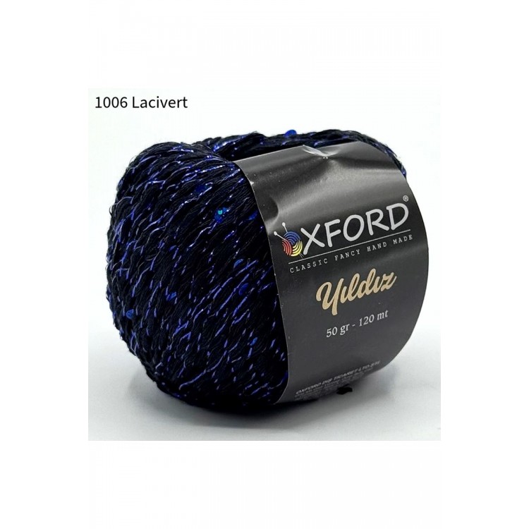 Oxford Yıldız Pullu İp - 1006 Lacivert Oxford Yıldız Pullu İp - 1006 Lacivert
