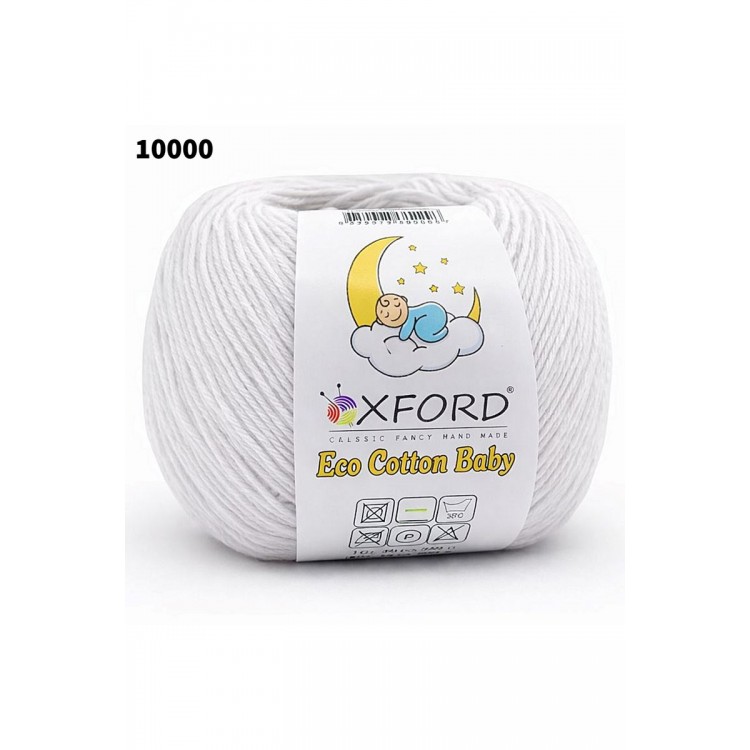 Eco Cotton Baby - 10000 Beyaz 50 gram