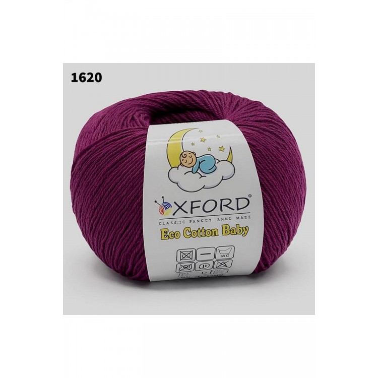 Eco Cotton Baby - 1620 Violet 50 gram